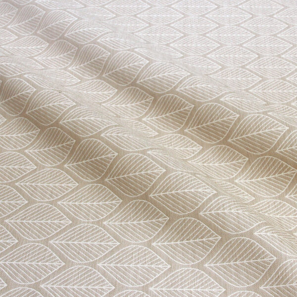 Sisustuskangas beige lehti